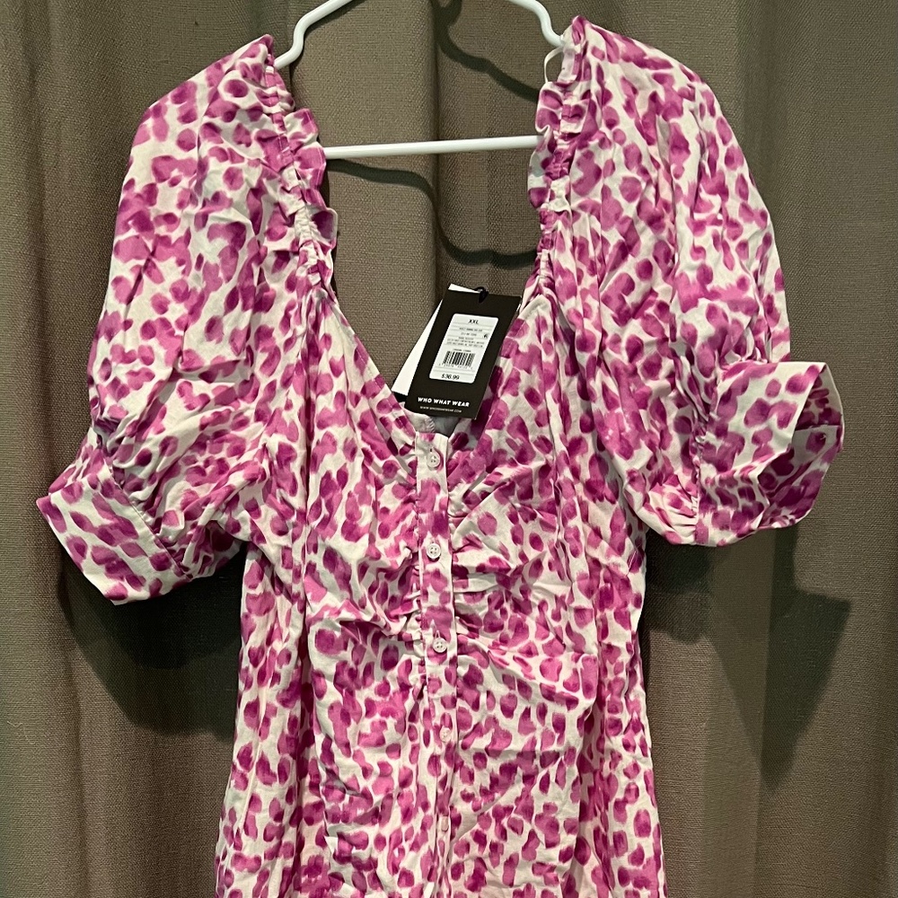 Leopard print dress